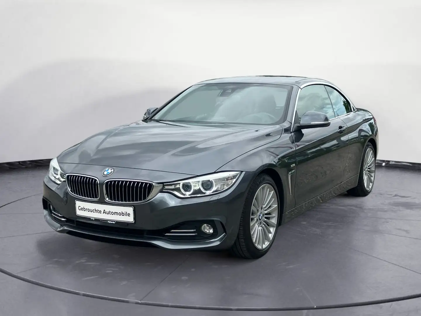 BMW 420 i Cabrio Luxury Line Innovationsp. Klimaaut. Grau - 2