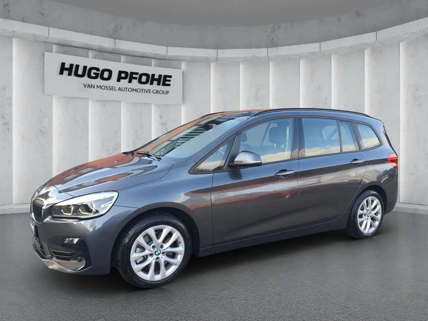 BMW 218 d Advantage Gran Tourer Aut. | LED | LEDER | AHK | Gris - 1