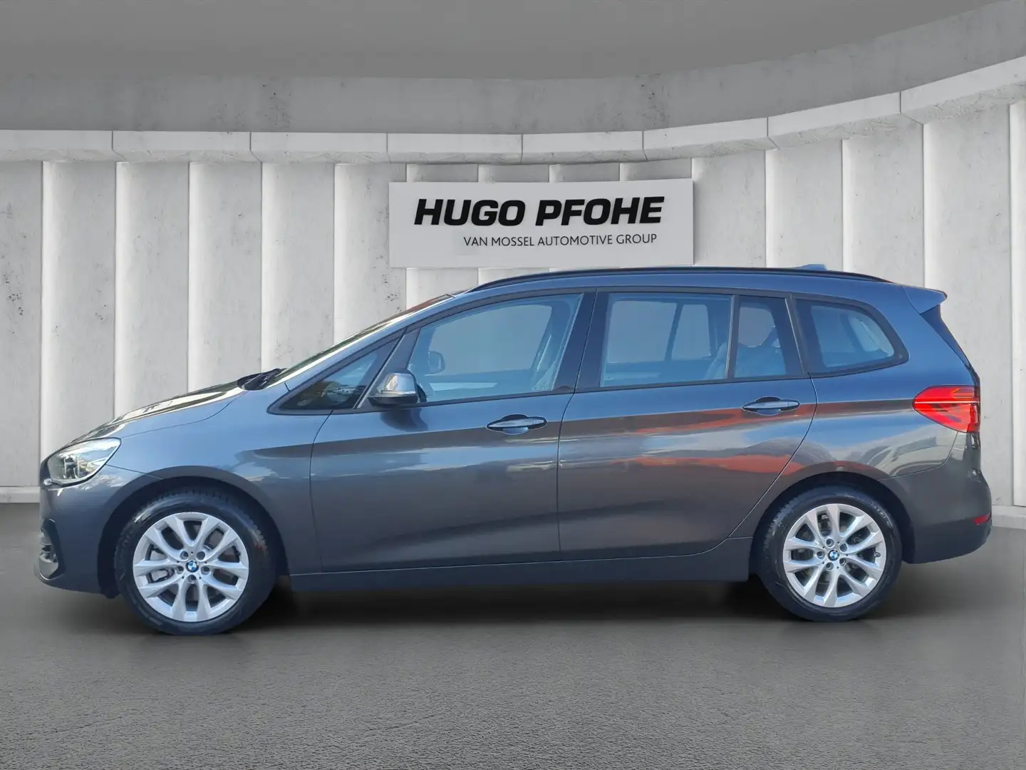 BMW 218 d Advantage Gran Tourer Aut. | LED | LEDER | AHK | Gris - 2