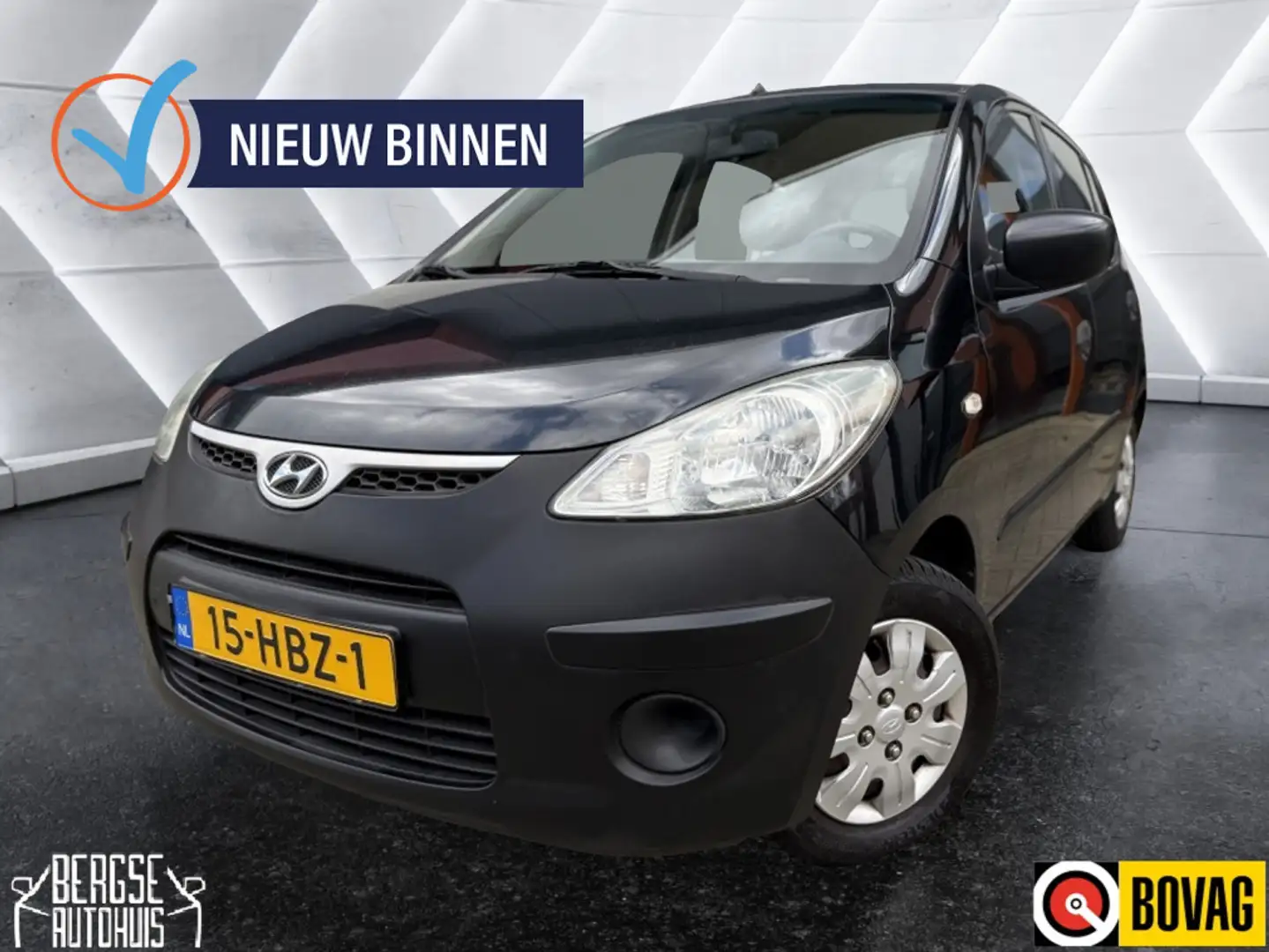 Hyundai i10 1.1 Pure 5Drs Aux Nap LAGE KM Black - 1