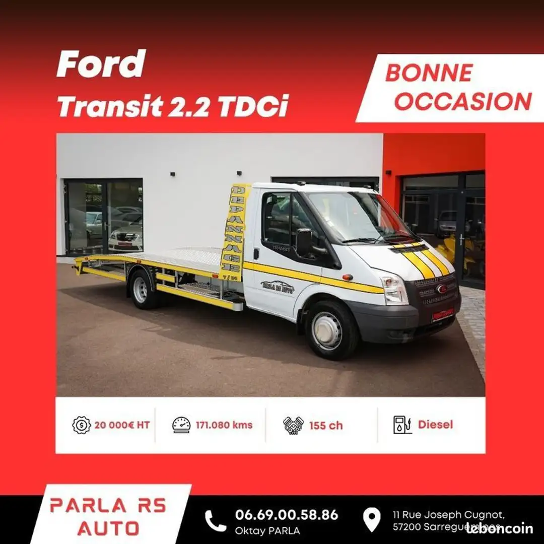Ford Transit Dépanneuse 2.2 TDCi 16V 155ch Phase 2 - 1