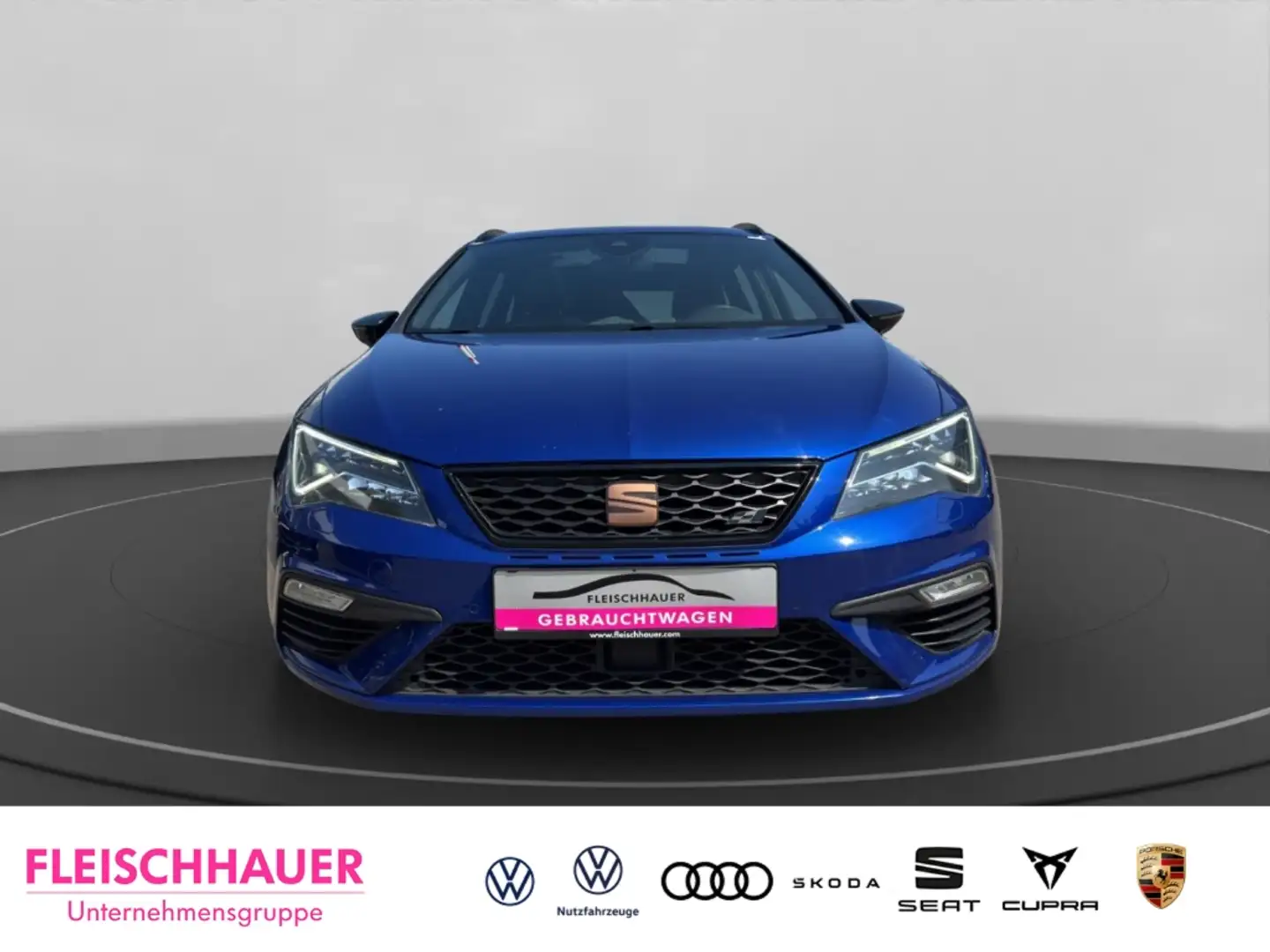 SEAT Leon Cupra 300 4Drive 2.0 TSI LED+PANO+ACC+DC+NAVI+RFK+ Blau - 2