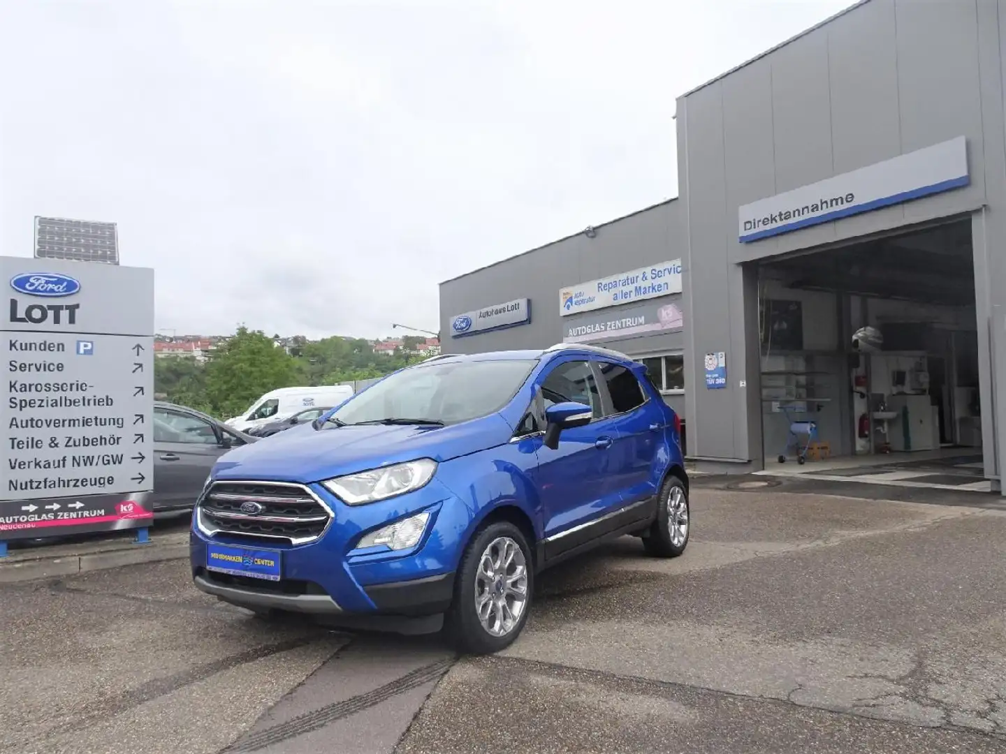 Ford EcoSport Titanium *NAVI*PDC*TEMPO*WINPAK*KEYFREE Bleu - 2