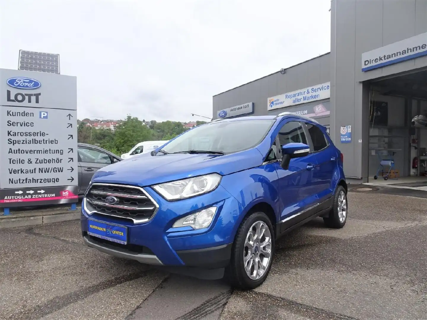 Ford EcoSport Titanium *NAVI*PDC*TEMPO*WINPAK*KEYFREE Bleu - 1