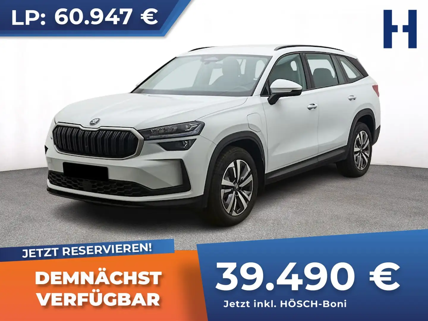 Skoda Kodiaq PHEV Selection AHK MATRIX KOMFORT MEGAPREIS Weiß - 1