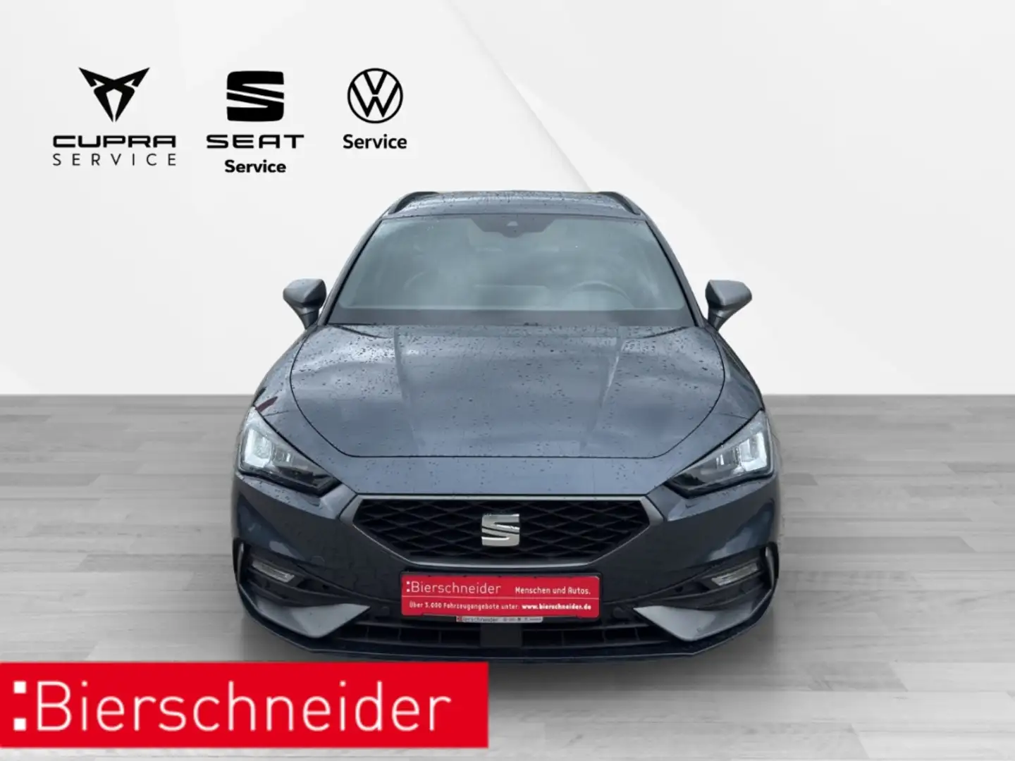 SEAT Leon Sp. 2.0 TDI DSG FR ab 269,- EUR mtl. 1000 AHK LED Grau - 2