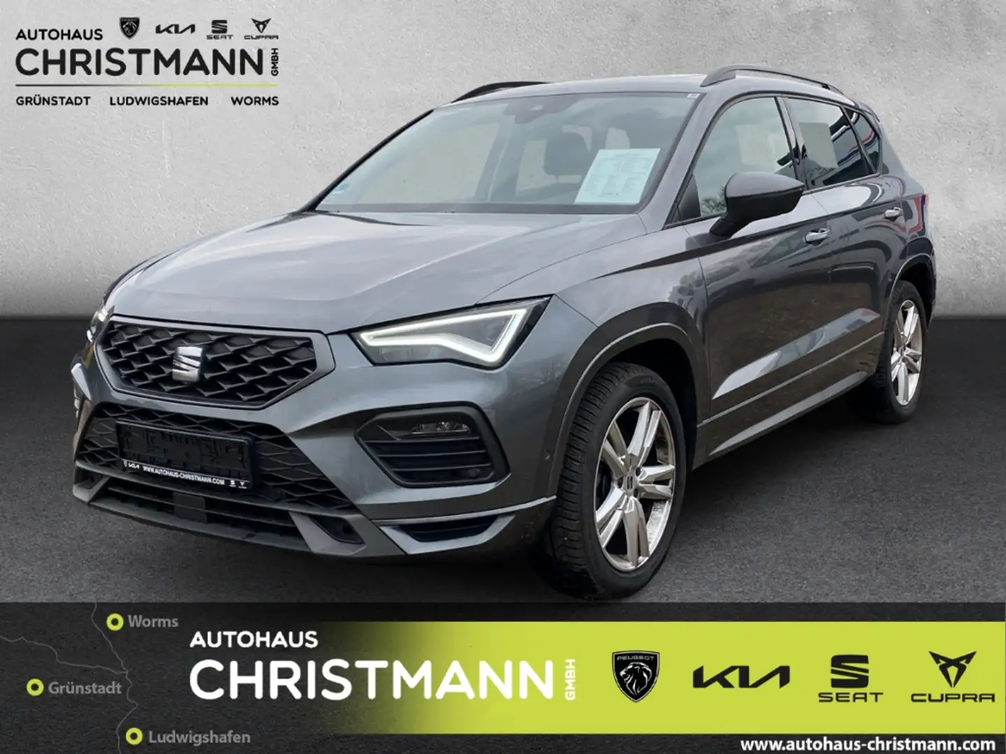 SEAT Ateca FR 4Drive 2.0 TDI*NAVI*PANO*AHK*SHZ*DCC* Grau - 1