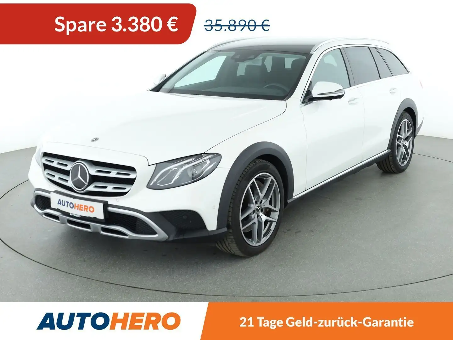 Mercedes-Benz E 400 E 400 d T 4Matic Aut.*HEAD-UP*360CAM*LED*ACC* Blanc - 1