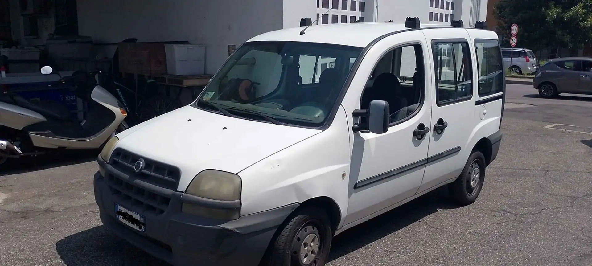 Fiat Doblo Doblo 1.9 jtd Malibu Blanc - 2
