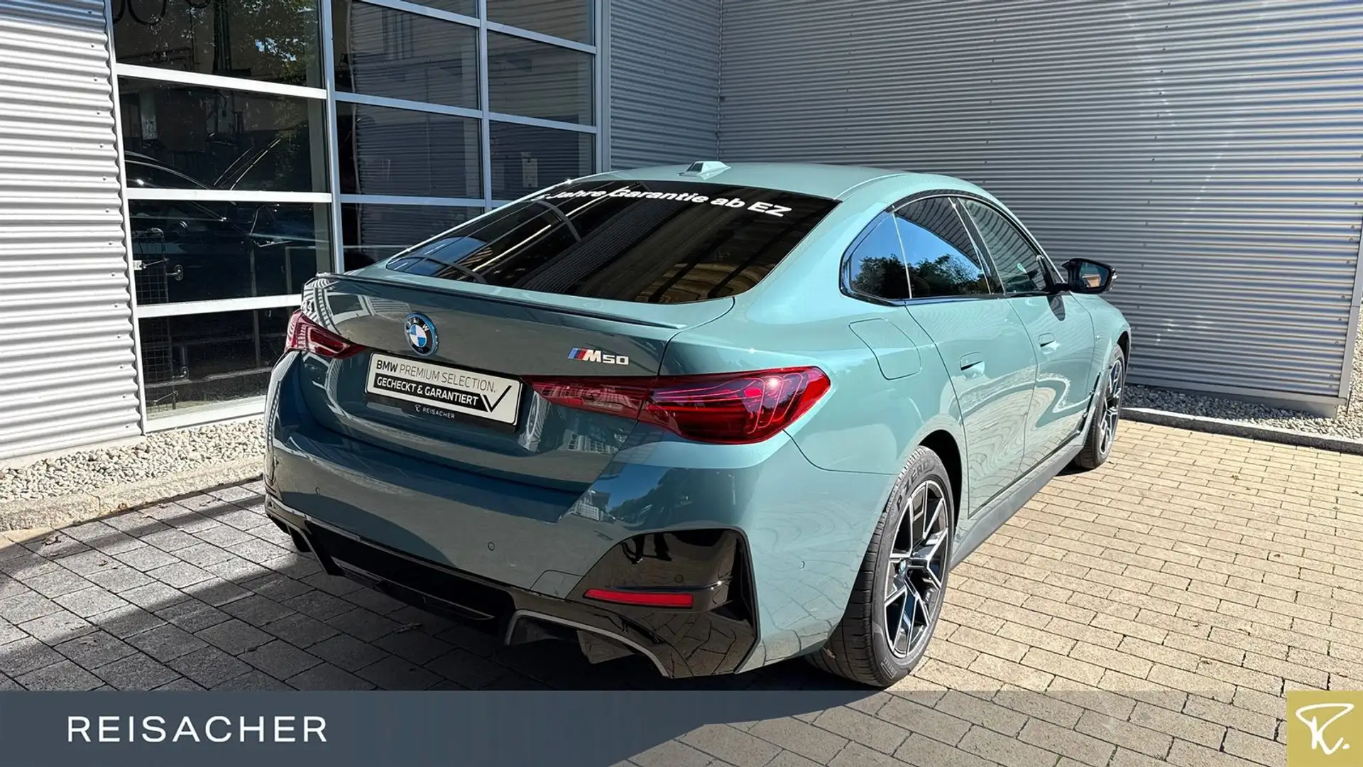 BMW i4 M50 xDrive Gran Coupé Navi HUD 360° ACC AHK Grün - 2