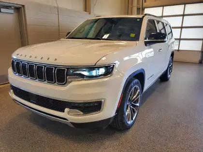 White 2023 Jeep Wagoneer L Series III 4WD SUV / Crossover Four-Wheel Drive 8-Speed Automatic