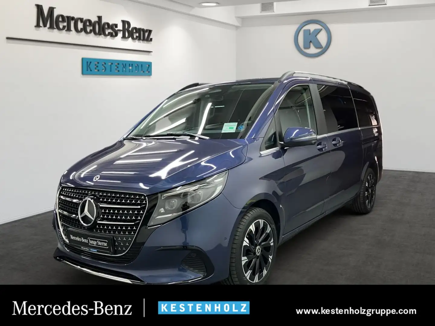 Mercedes-Benz V 250 d AVANTGARDE Lang Distronic STHZ AHK Blau - 1