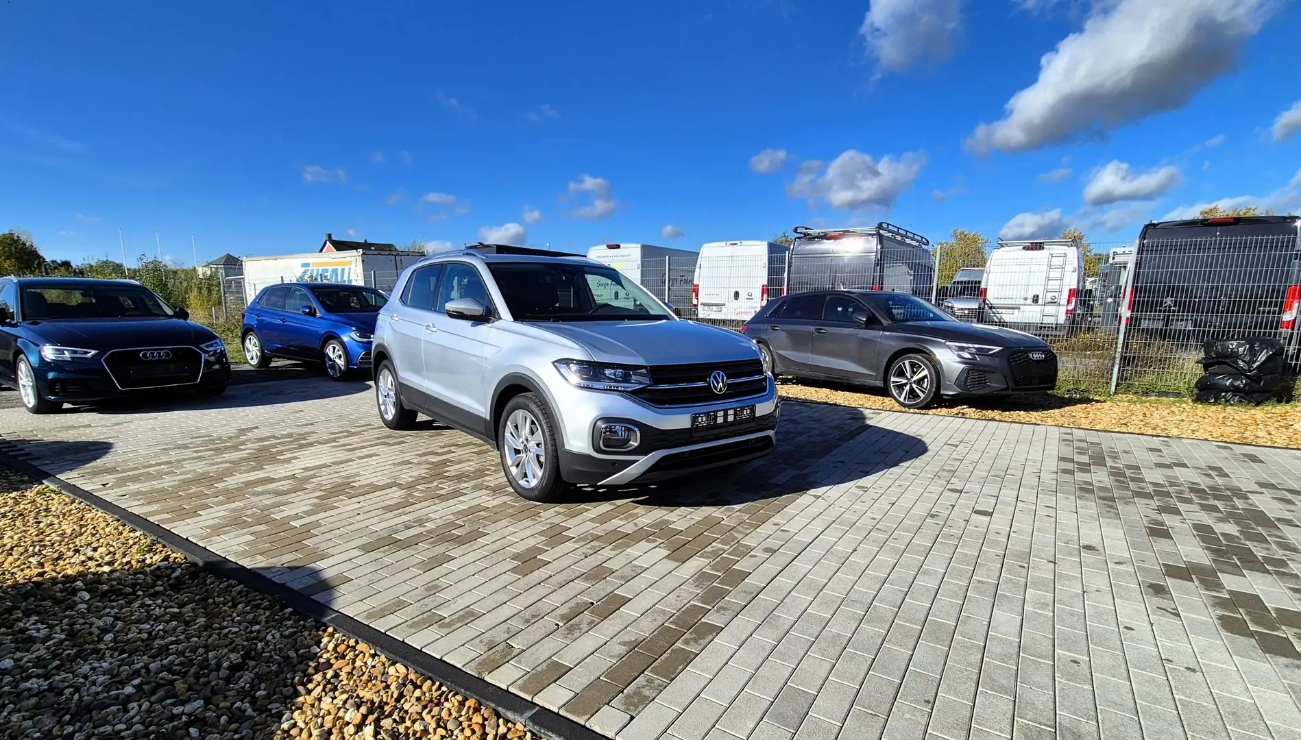 Volkswagen T-Cross T-Cross 1.0 TSI OPF DSG/LED/NAVI/PDC/RFK/SHZ/ACC Silber - 2