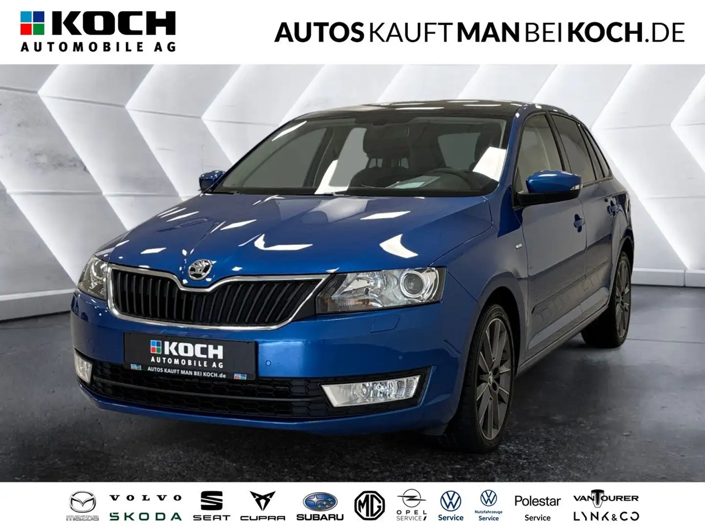 Skoda Rapid/Spaceback Rapid Spaceback 1.2 TSI Drive AHK Rückfahrkamera P Blau - 1