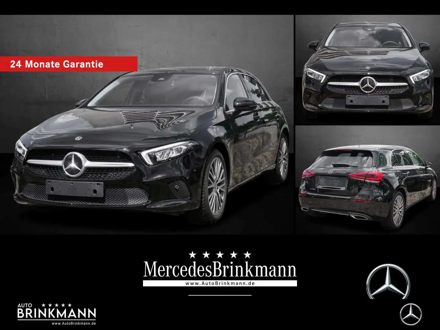 Mercedes-Benz A 180 A 180 PROGRESSIVE/LED/KAM/PARKTRONIC/MBUX SHZ Schwarz - 1