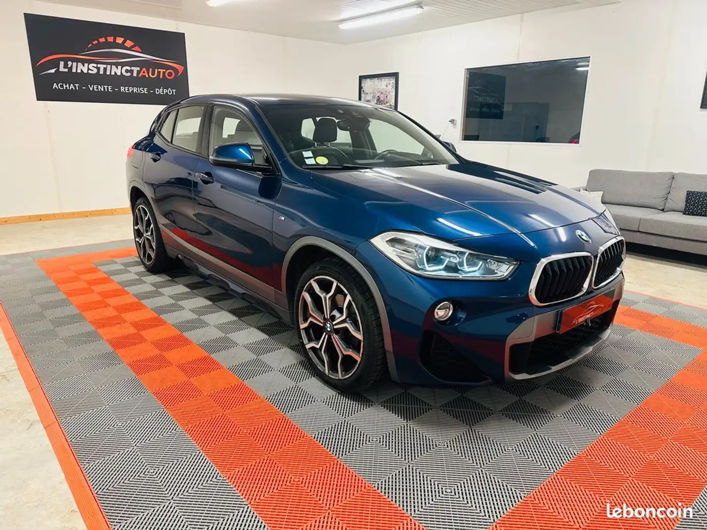 BMW X2 18d 150 cv Pack M ENTRETIEN FULL Blau - 1
