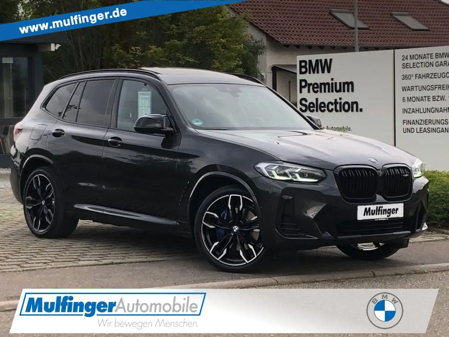 BMW X3 M 40d HUD Standh.Laser PanoDach Ha/Ka.AHK 21" Grau - 1