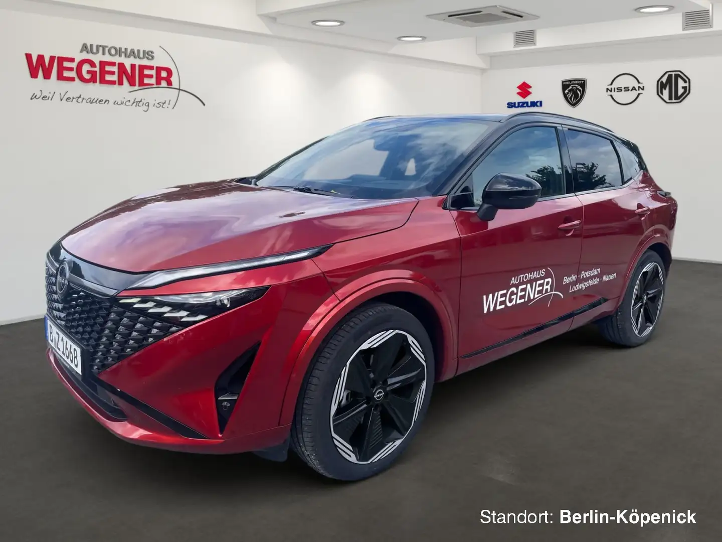 Nissan Qashqai QASHQAI 1.3 DIG-T MHEV LED NAVI 360° WINTER Rouge - 1