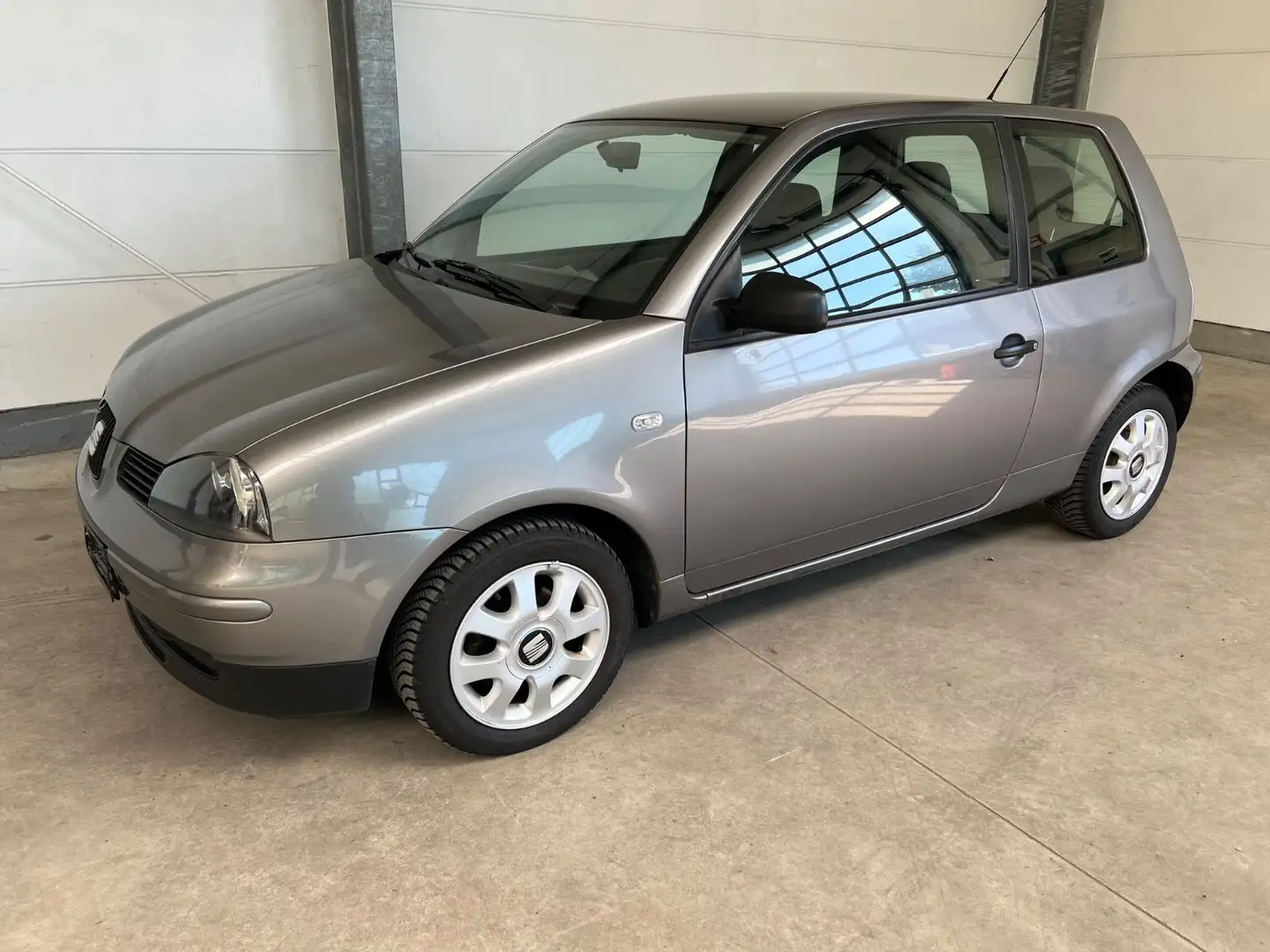 SEAT Arosa + Klima +EFh+Alu+1.Hand+S-Heft+TÜV neu Grau - 2