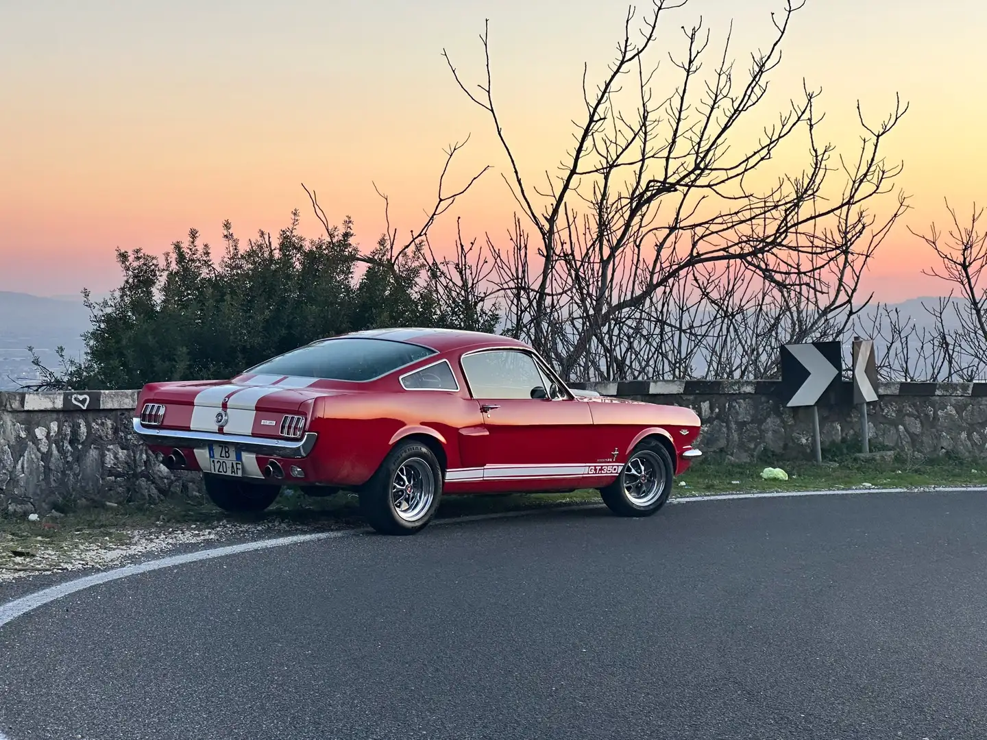 Ford Mustang fastback gt350 shelby tribute Rood - 1