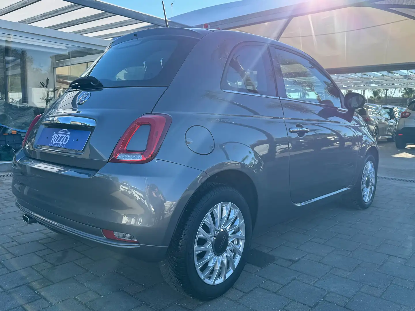 Fiat 500 1.2 LOUNGE TETTO Grigio - 2