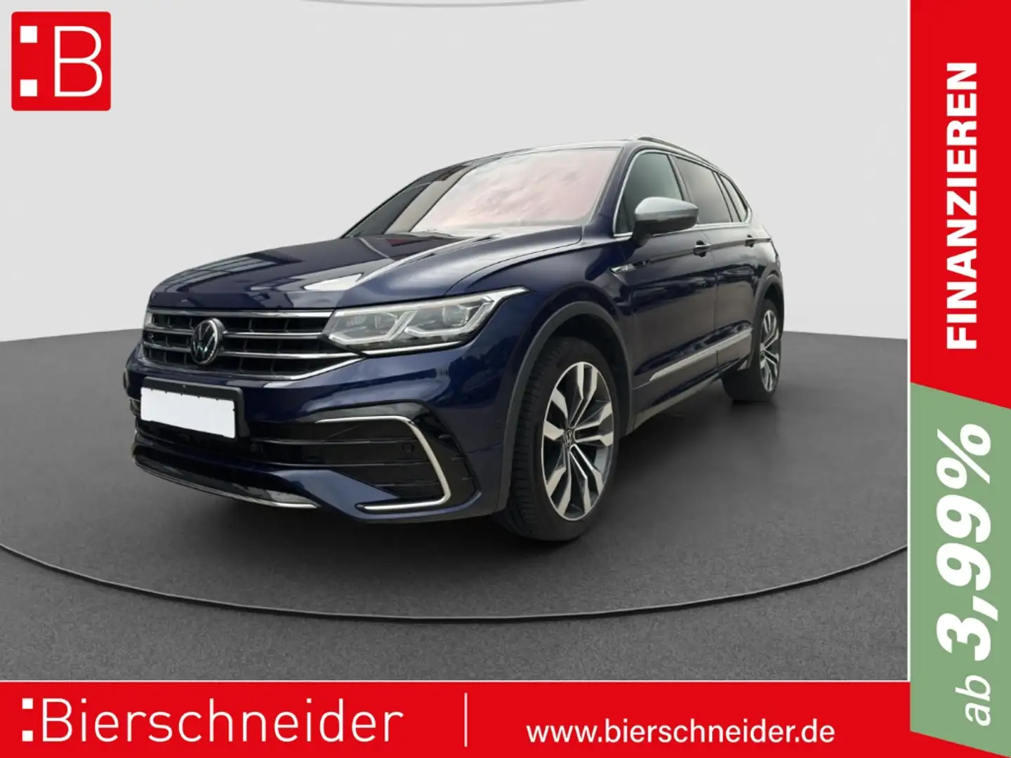 Volkswagen Tiguan Allspace 2.0 TDI DSG 4Mo. R-Line 7Sitze PANO AHK KAMERA Albastru - 1