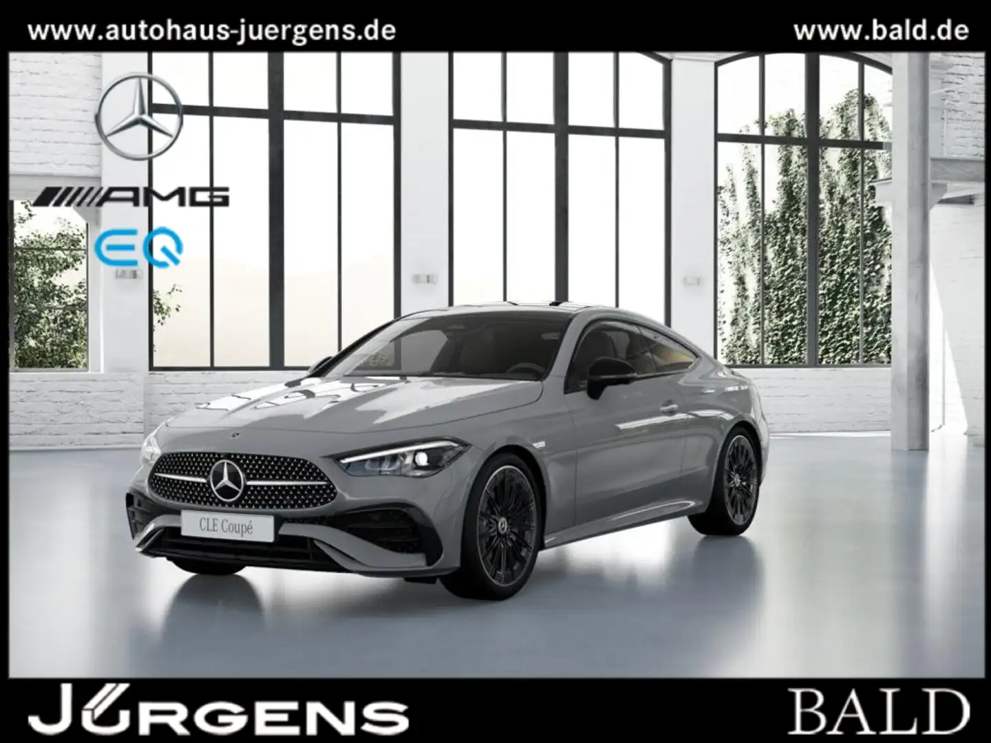 Mercedes-Benz CLE 220 d Coupé AMG-Sport/Pano/Burm/Night/Memo Сірий - 1