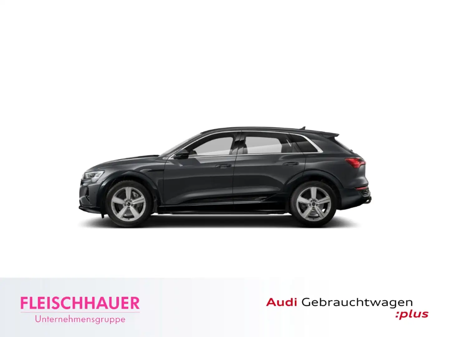 Audi Q8 55 quattro advanced AHK+HeadUp+LM20+Matrix+APS-Plu Grau - 2