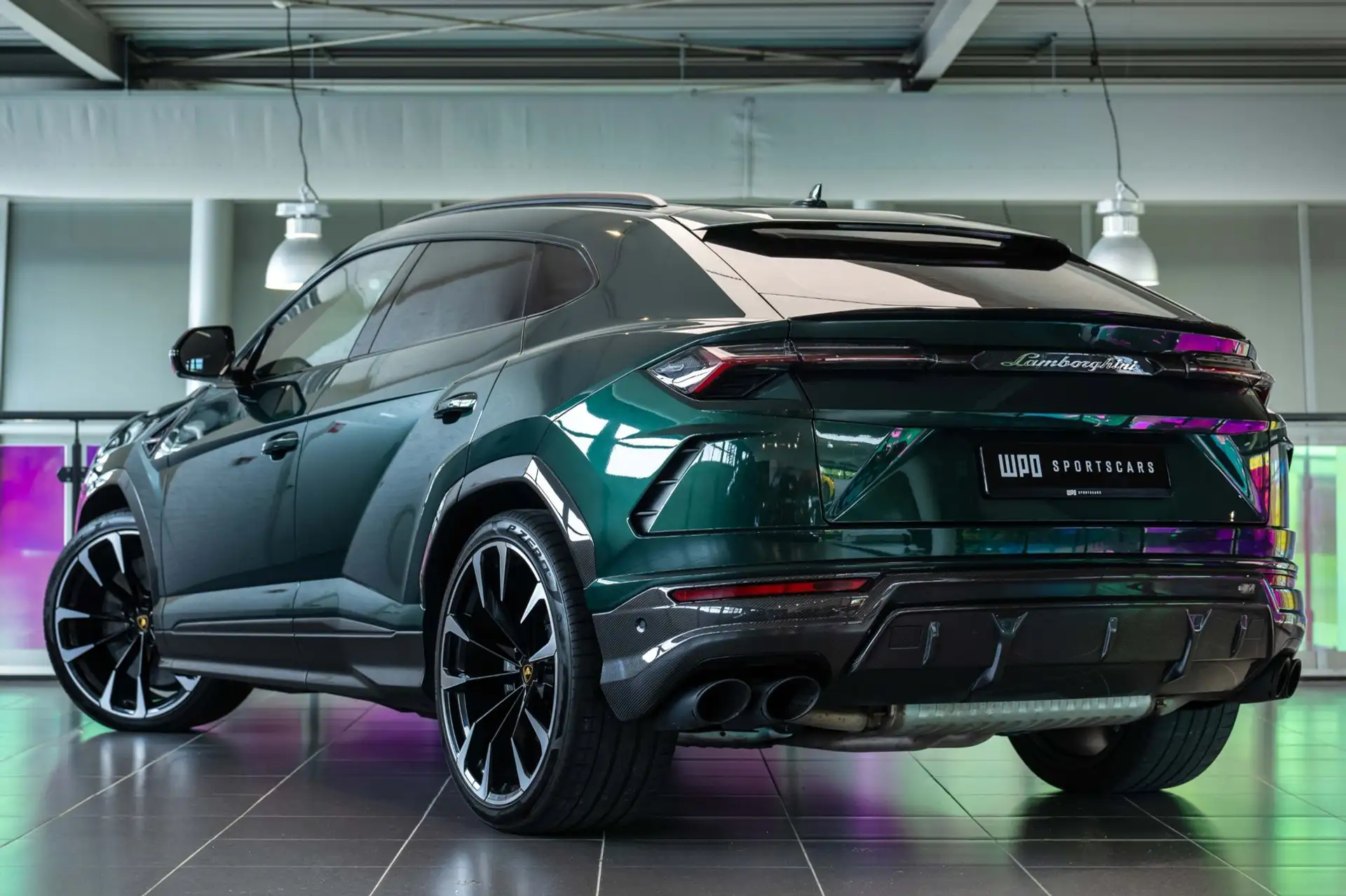 람보르기니 우루스 4.0 V8 Biturbo 2020 청록 사진 4