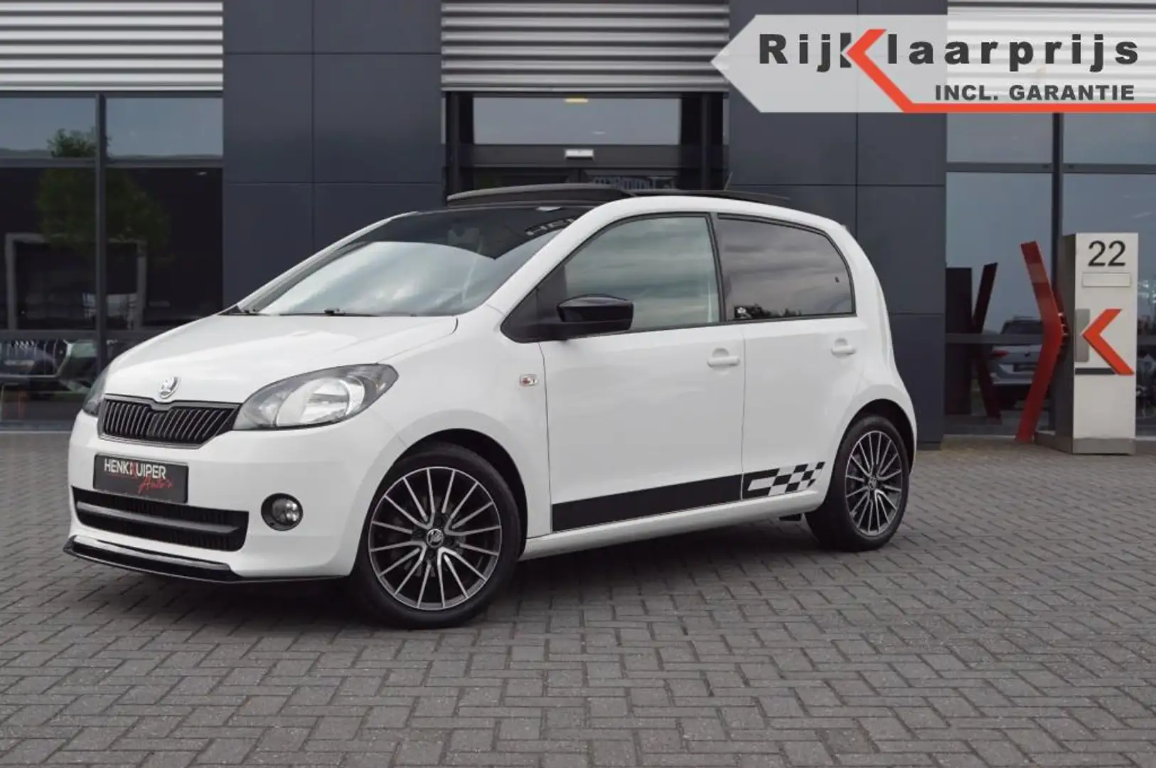 Skoda Citigo 1.0 Greentech 75pk  Monte Carlo / Panoramaschuifda Biały - 1