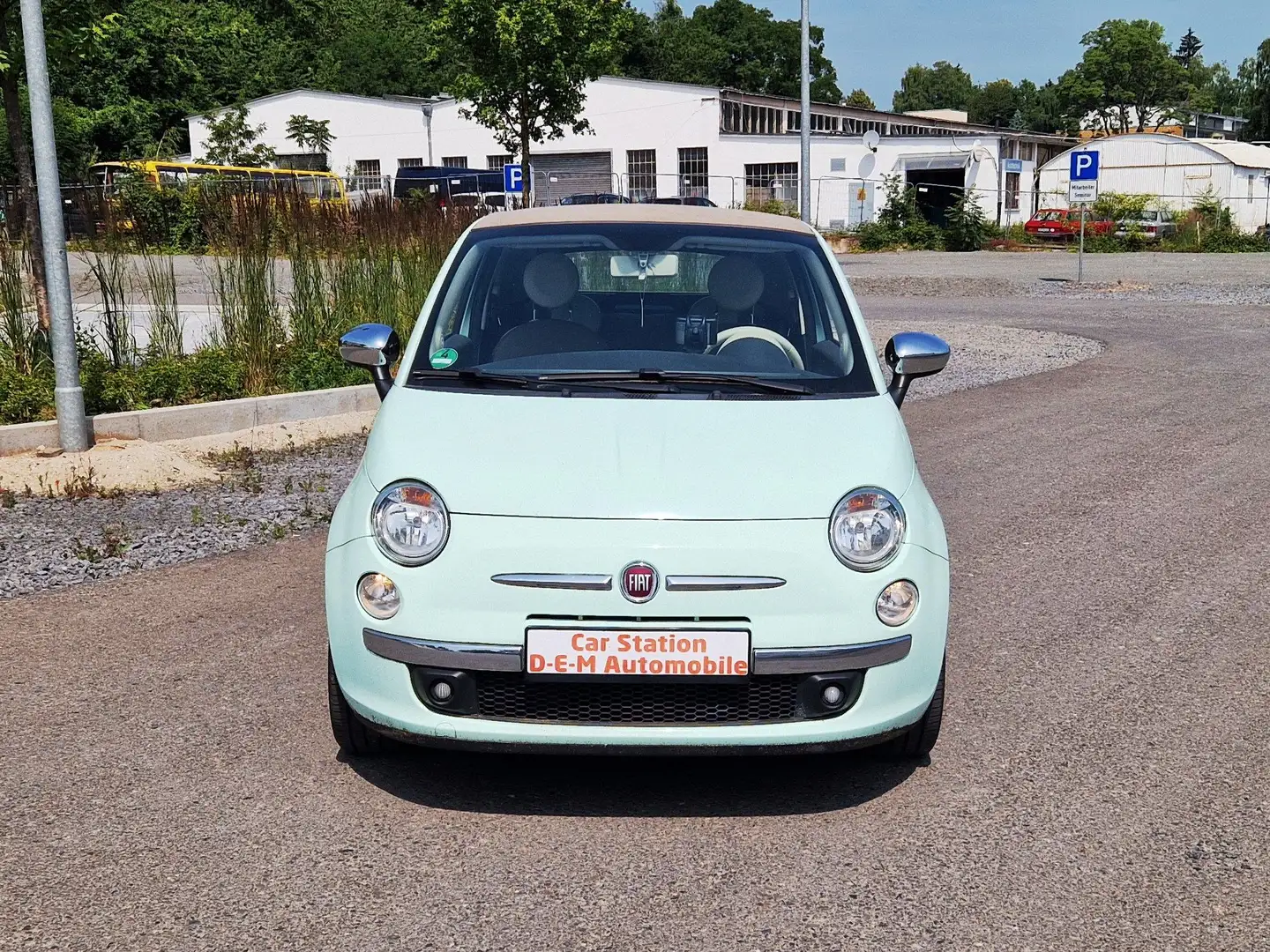 Fiat 500C Cult/Cabrio/Vollleder/Alufelgen/PDC  hinten/Navi/ Vert - 2
