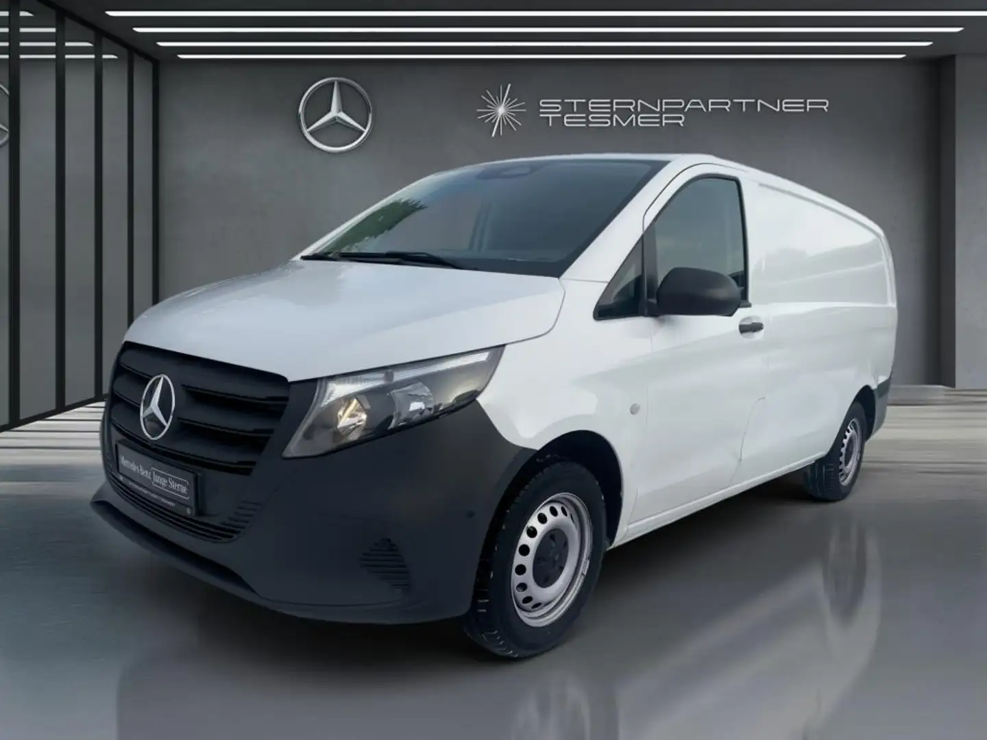 Mercedes-Benz Vito 110 CDI Kasten Lang AHK+MBUX+KLIMA+DAB+KAM+ Weiß - 2