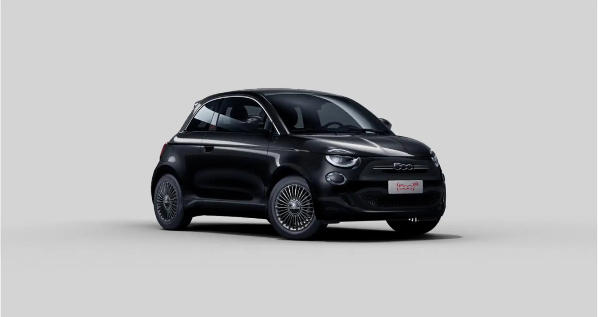 Fiat 500e RED 🌟 LED / 16"LM / Kamera / Sitzheizung🌟 Schwarz - 1