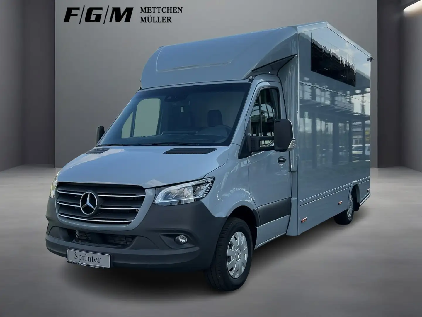 Mercedes-Benz Sprinter 319 CDI Pferdetransporter +SPU.HA+TEMP+ Grigio - 1