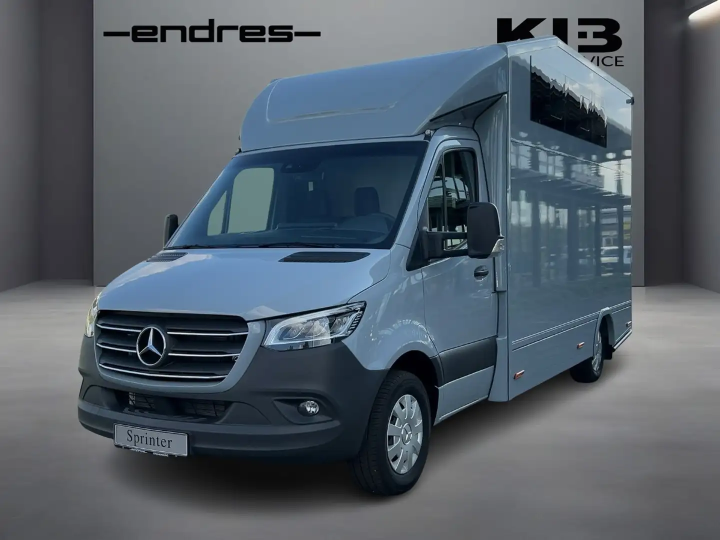 Mercedes-Benz Sprinter 319 CDI Pferdetransporter +SPU.HA+TEMP+ Grijs - 1