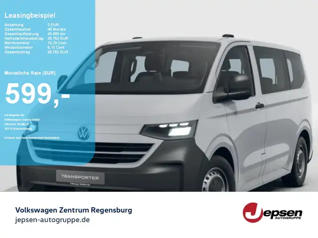 Volkswagen T7 Transporter Kombi Hybrid Automatik 5-Sitzer