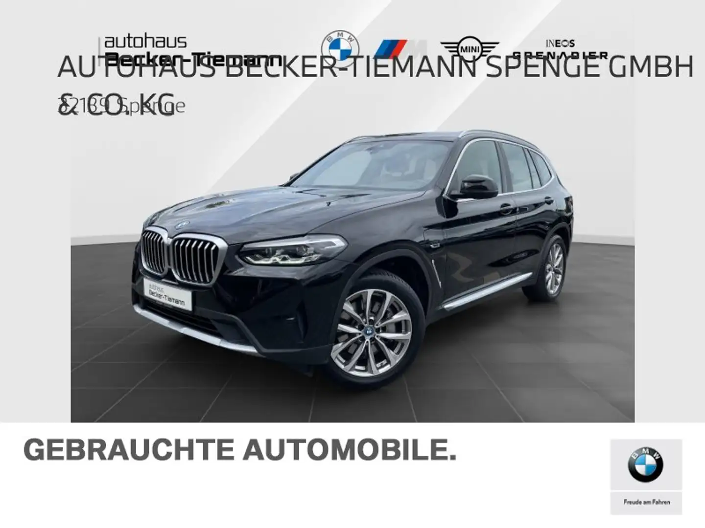 BMW X3 xDrive30e *AUT.*AHK*Dachhimmel anthrazit*19ZOLL* Zwart - 1