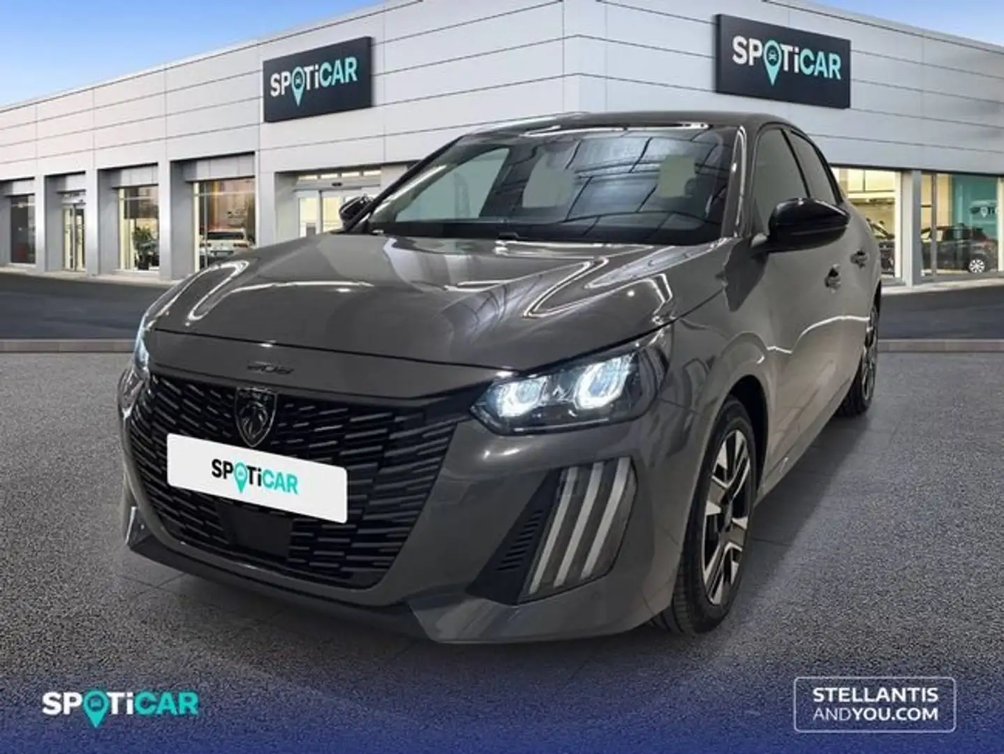 Peugeot 208 Gasolina 100 S&S 6 Vel. MAN Allure Gris - 1