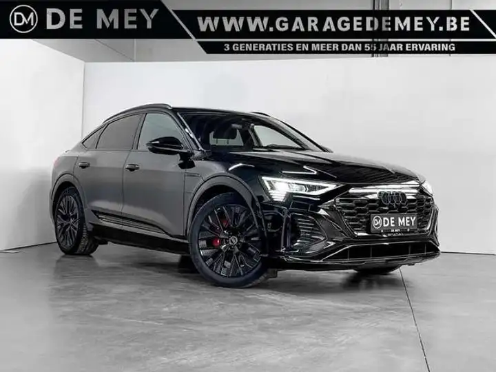 Audi Q8 e-tron 106 kWh 55 Quattro S line / SoH92% / Luchtvering / Carplay / 360° Camera / Alcantara