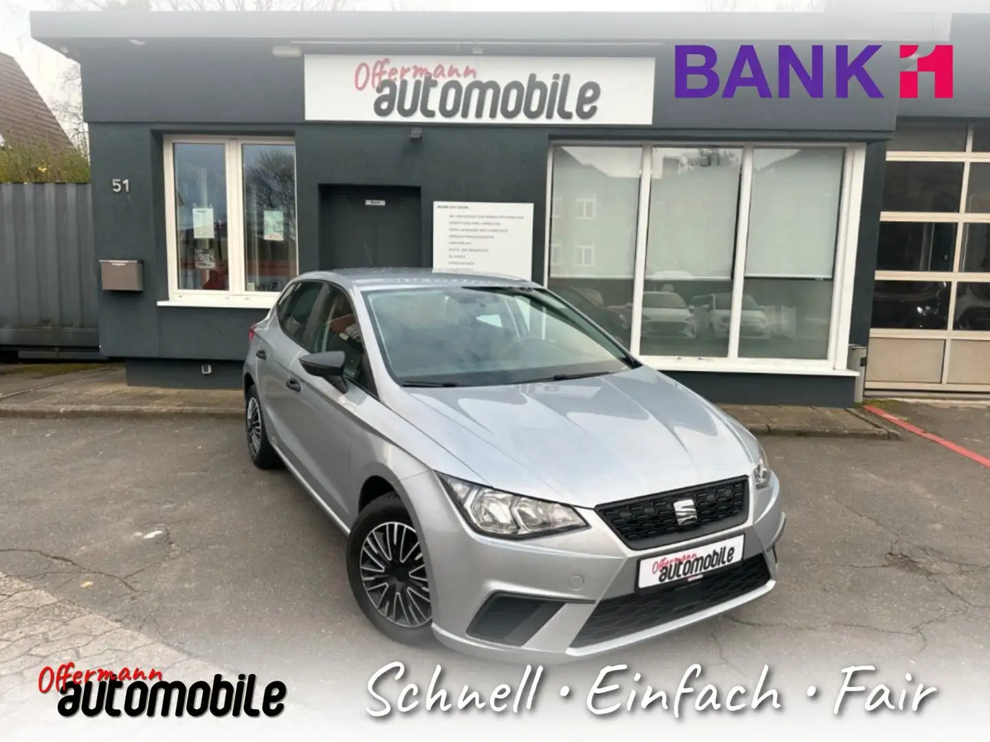 SEAT Ibiza *SHZ*Navi*GARANTIE*PDC*Bluetooth* Argent - 1
