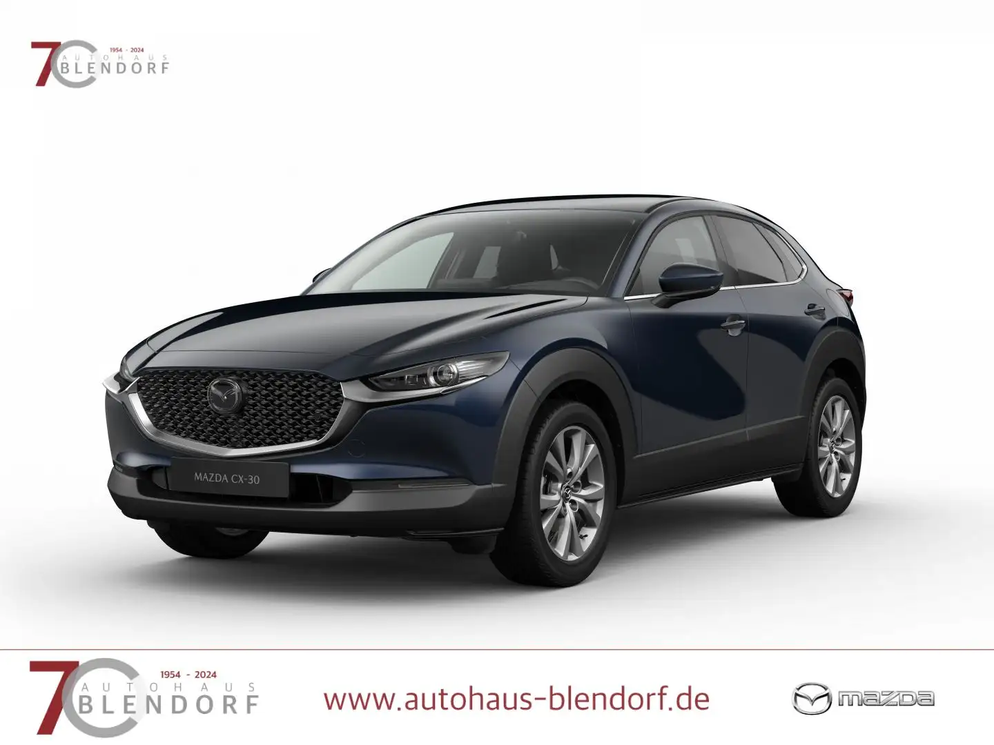 Mazda CX-30 Exclusive 150 Automatik Navi|BOSE|360° Blue - 1