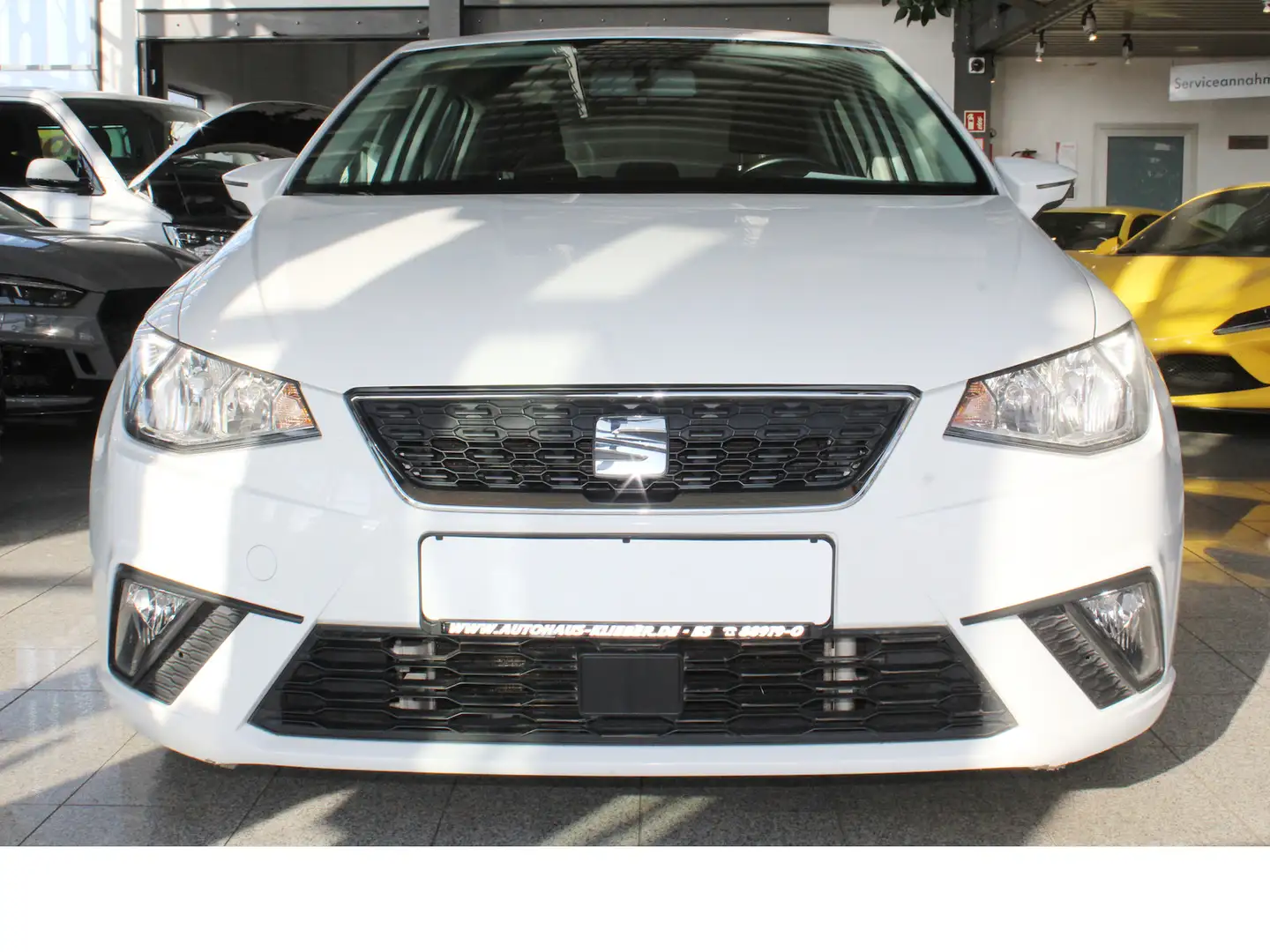 SEAT Ibiza 1.6 TDI DSG Style NAVIGATION*TELEFON Weiß - 2