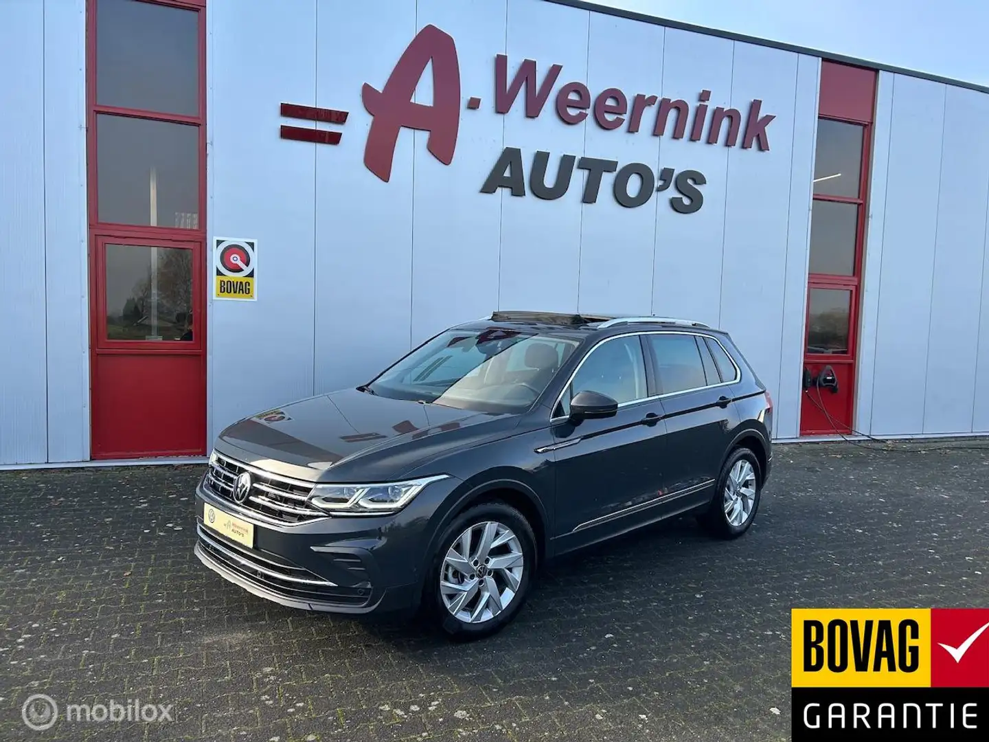 Volkswagen Tiguan 1.5 TSI Elegance DSG Pano.dak Elec. a. klep. Gris - 1