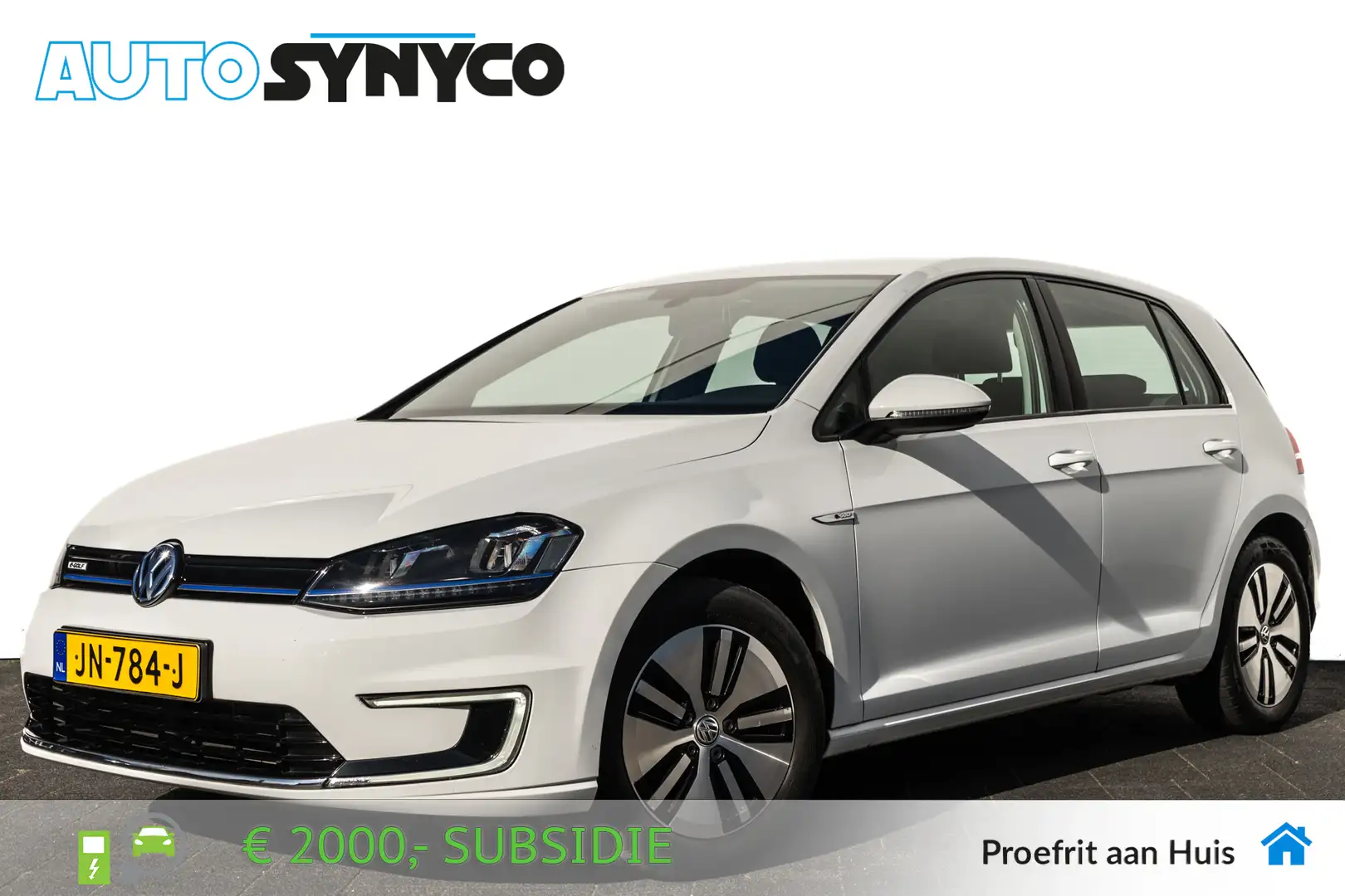 Volkswagen e-Golf e-Golf 24 Kwh | LED | 2.000,- Subsidie | Navigatie Wit - 1