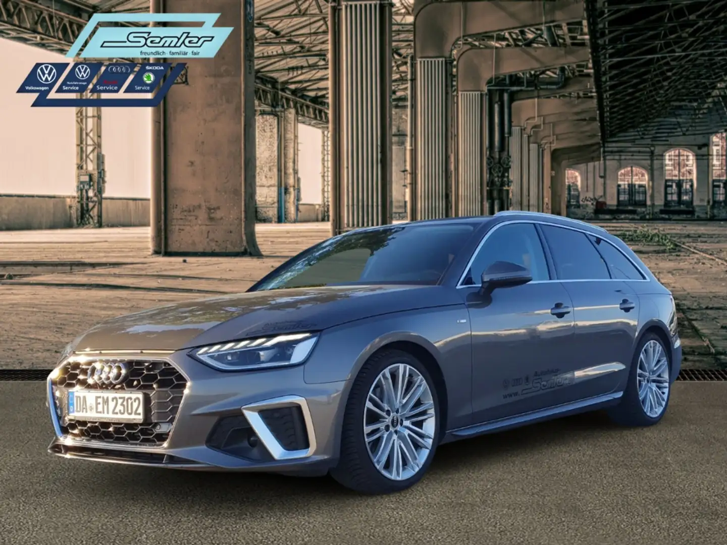 Audi A4 Avant S-Line 35 TFSI S-Tronic V-COCK NAVI LED Szürke - 2