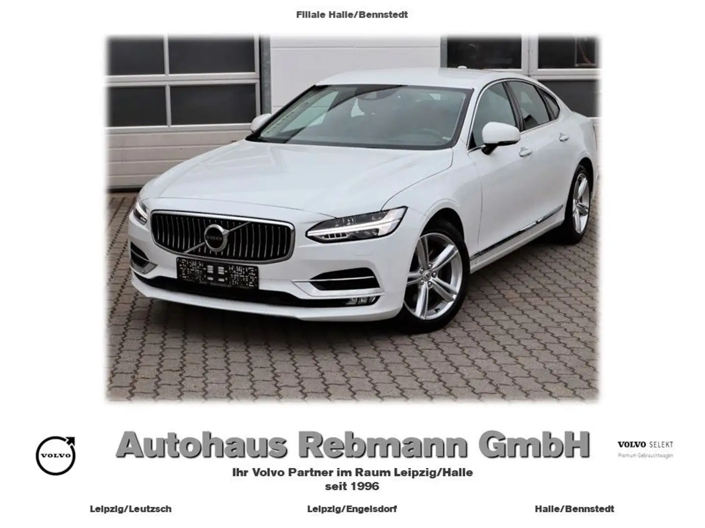 Volvo S90 D5 Inscription AWD LED*StdHzg*Akustik*AHK Weiß - 1
