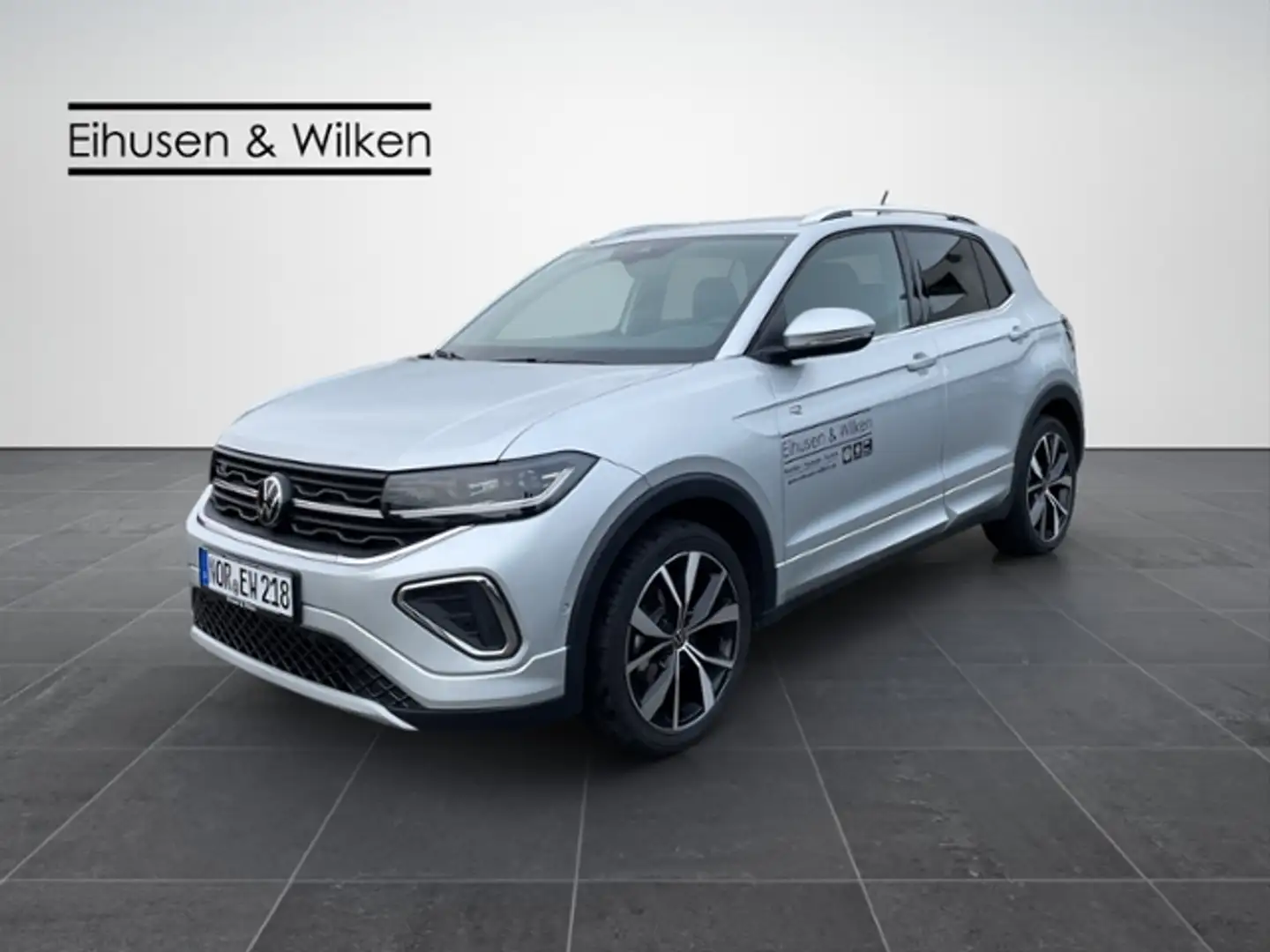 Volkswagen T-Cross 1.5+TSI+DSG+R-LINE+MATRIX+NAVI+AHK+ACC+ Stříbrná - 2