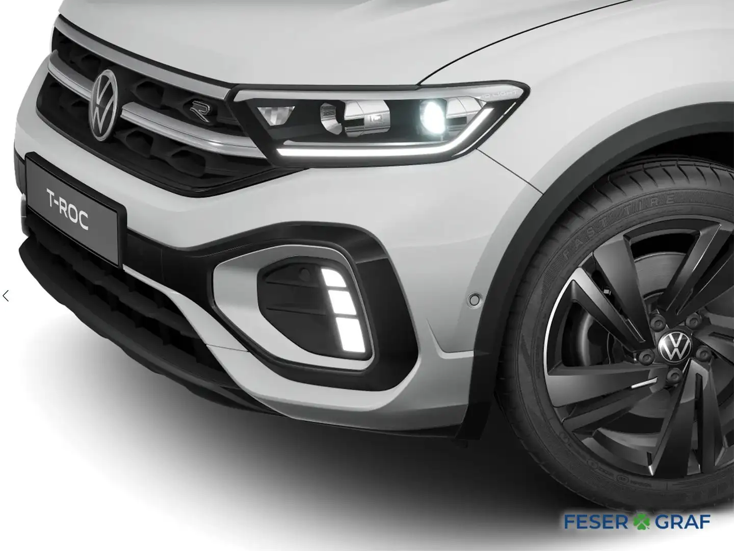 Volkswagen T-Roc R-Line 2.0 TDI 150 PS) DSG Navi/R-Kamera/AHK Blanco - 2