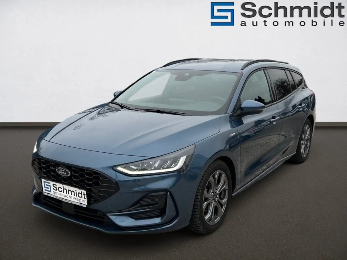Ford Focus Turnier 1,5 EcoBlue ST-Line Design Aut. Blau - 1