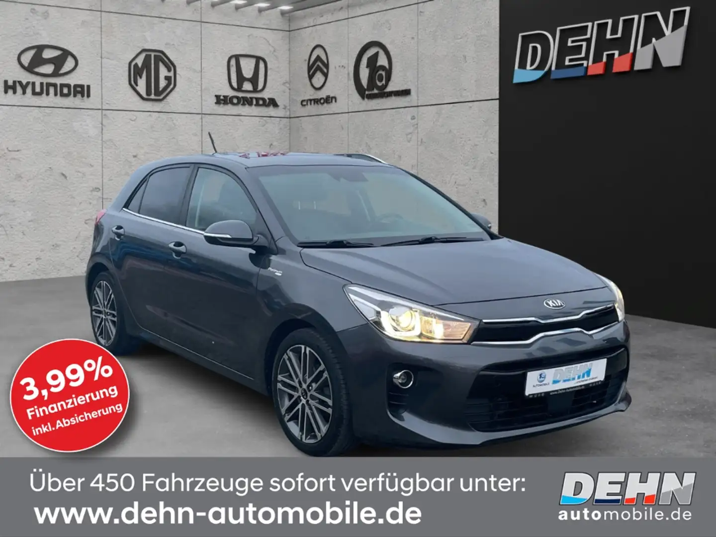 Kia Rio 1.4 AT Platinum Edition Kamera Navi SHZ Grau - 1